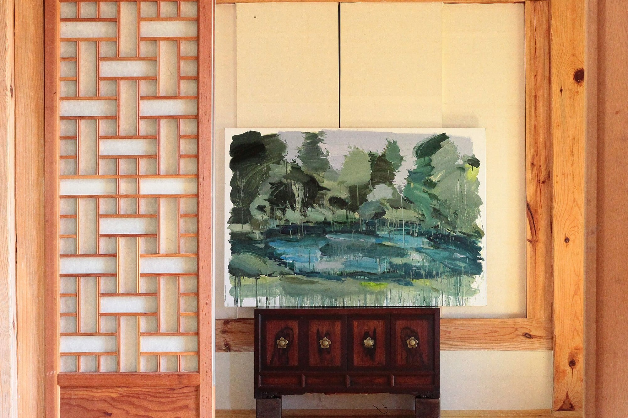 Open Studio in Paris Lee Ungno Residence - Vaux-sur-Seine, France, 2018